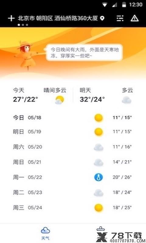 指间天气