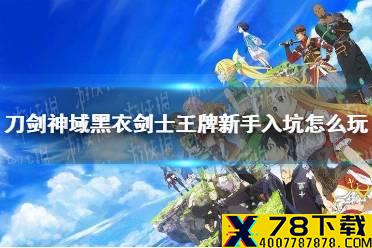 《刀剑神域黑衣剑士王牌》新手入坑怎么玩 新手攻略大全