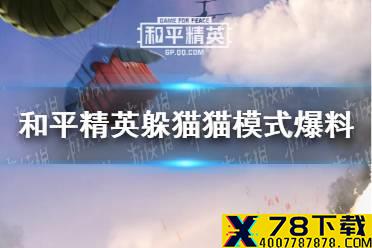 《和平精英》躲猫猫模式爆料 躲猫猫玩法即将正式上线