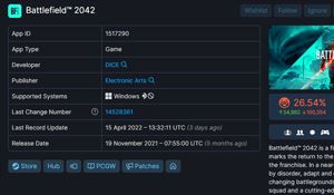 一败涂地！《战地2042》4.0更新未能挽救流失玩家