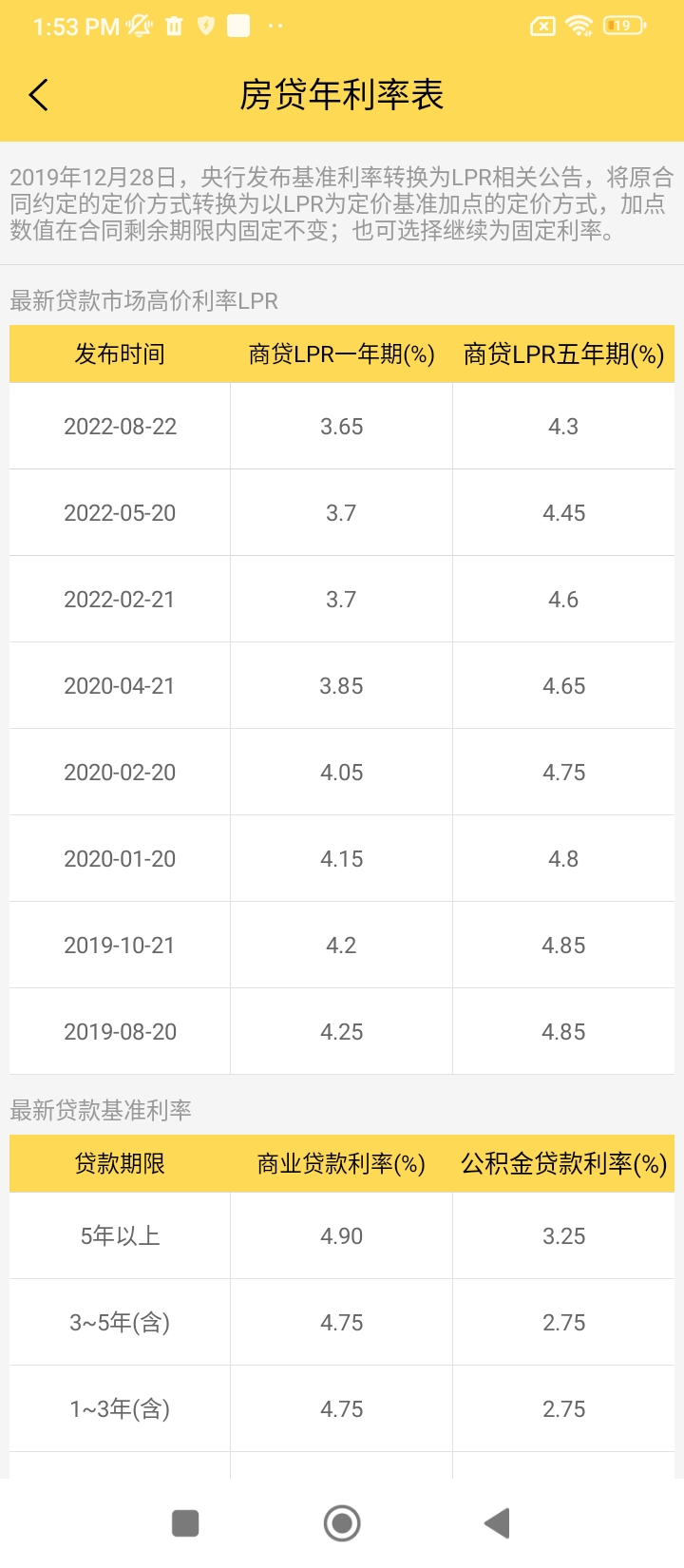 LPR房贷计算器